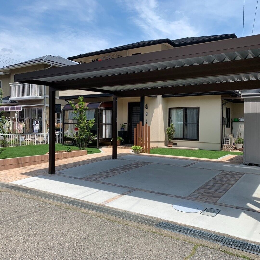 お庭のリニューアル工事が完成しました！